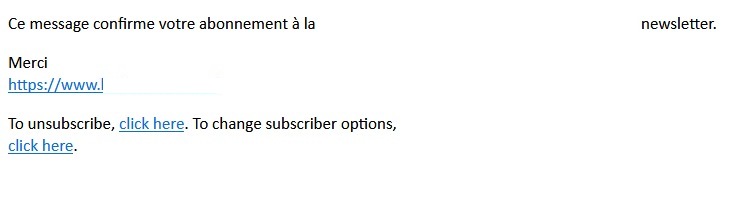 Politique de confidentialité